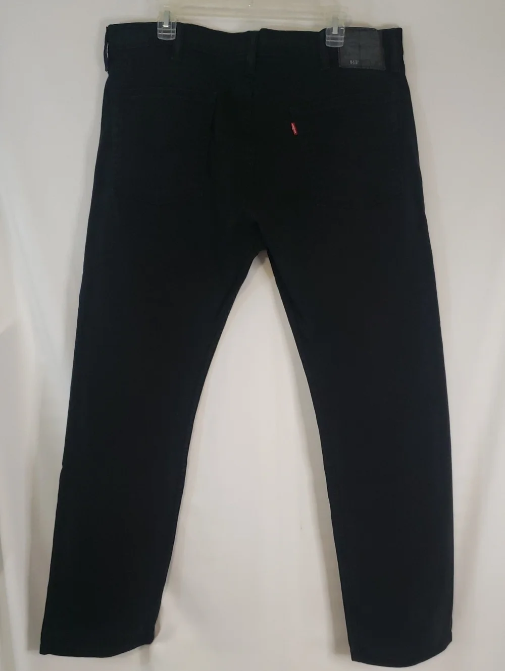 Levi's 513 38x30 Black Straight Leg Jeans